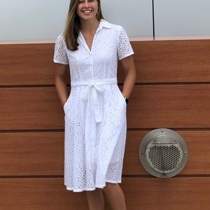 Brooks Brothers white dress